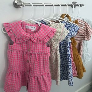 BUNDLE OF ZARA & GAP BABY GIRL DRESSES